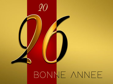 Carte de voeux très élégante avec fond doré