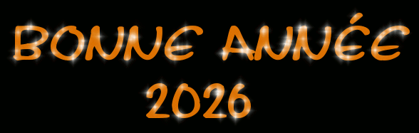 Gif couleur orange animée pour la nouvelle année
