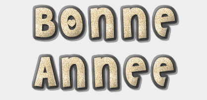 gif animé scintillant texte Bonne Année 2026 