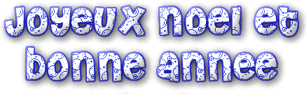texte pailleté couleur bleue Joyeux Noël et Bonne Année 2026 