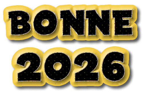 Gif pétillant avec texte Meilleurs voeux 2026