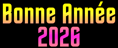 Gif glitter avec texte Meilleurs voeux 2026