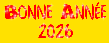 Gif Glitter Bonne 2027 rouge