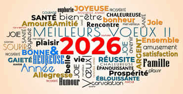 1000 voeux pour une bonne année 2026
