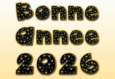 image bonne année 2026 avec etoiles