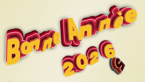 Bonne année 2026 lumineuse