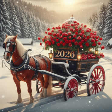 Image Vœux romantiques du Jour de l'An