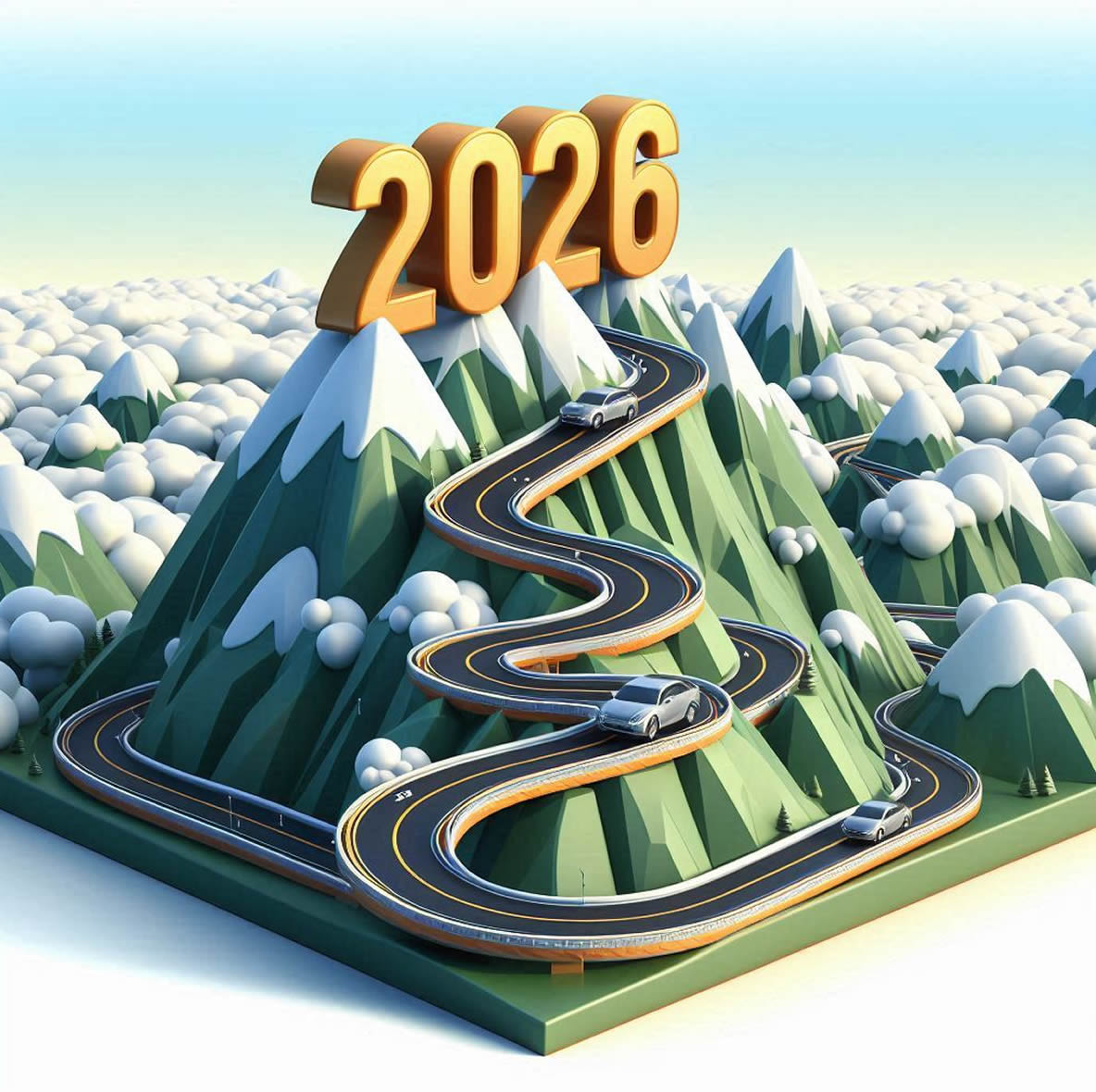 image en HD Vœux Heureuse Année 2026