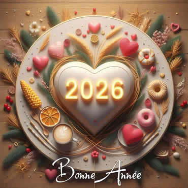 Image originaux avec grand coeur rouge dans le texte 2026