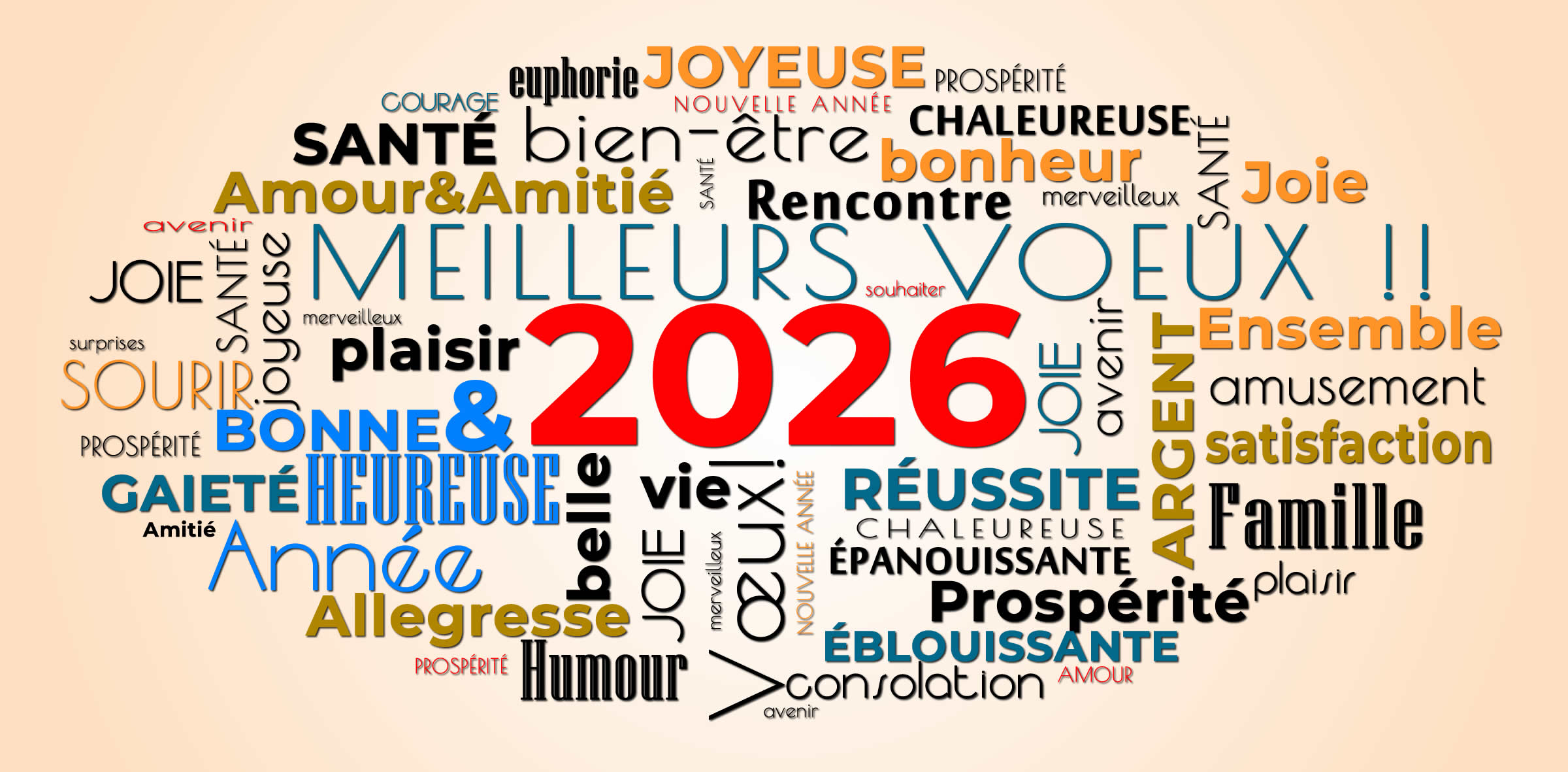 1000 voeux pour une bonne année 2027